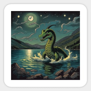 Loch Ness Monster Sticker